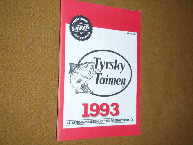 TYRSKY-TAIMEN  myyntikuvasto 1993.